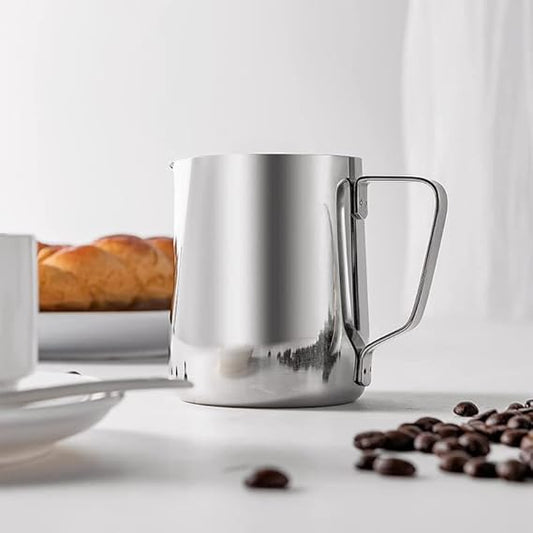 Curved Pour Coffee Latte Pitcher 600ml