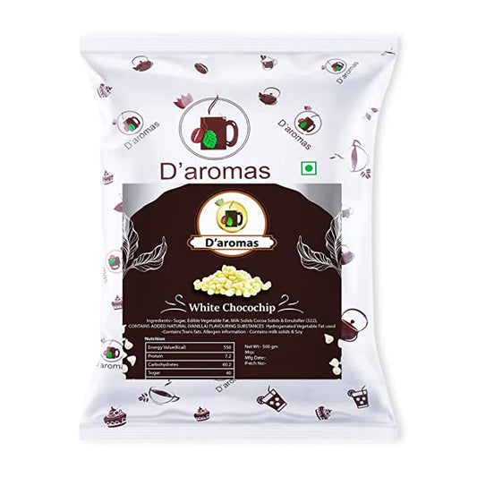 D'aromas White Chocolate Chips for Cake Decoration