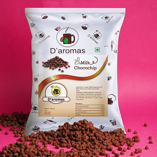 D'aromas Milk Chocolate Chips for Cake Decoration
