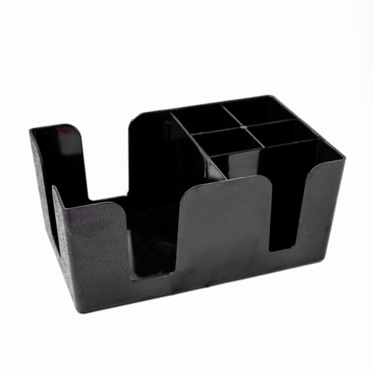 Tissue Box & Storage Holder for Napkins, Straws, and Condiments