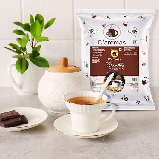Chocolate Tea Premix Powder 5kg - Get 2 Free Wave Design Mug
