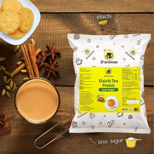 Premium Elaichi (Cardamom) Less Sugar Tea Premix