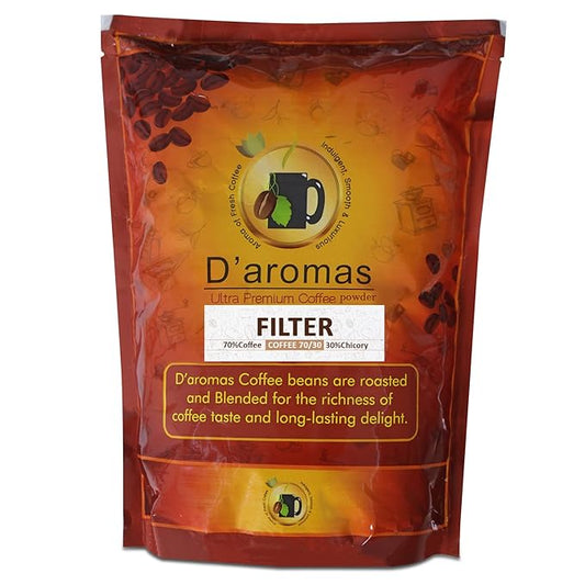 Filter Coffee Powder with Blend of 70% Coffee and 30% Chicory