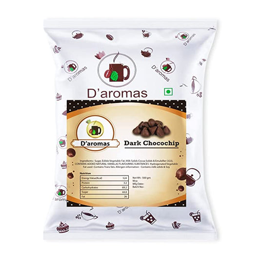 D'aromas Dark Chocolate Chips for Cake Decoration