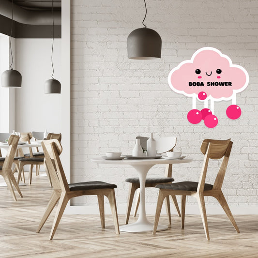 D'aromas Popping Boba Sticker & Sun Board for Glass & Wall