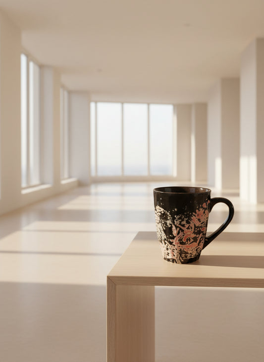 Rustic Lava Pattern Ceramic Mug