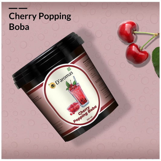 Cherry Fruit Flavored Popping Boba