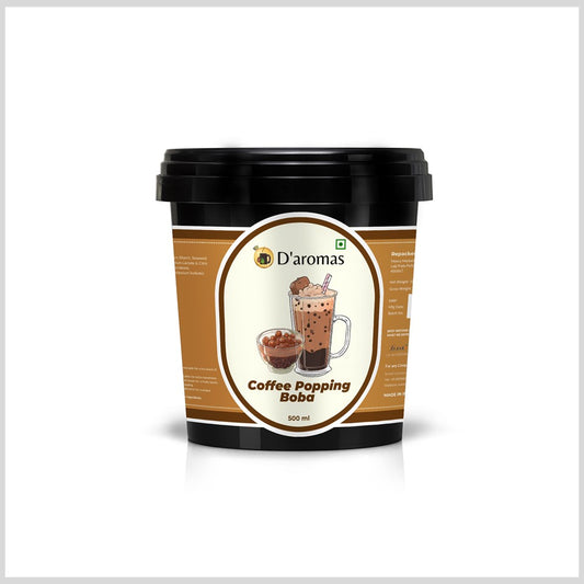 Coffee Flavored Popping Boba