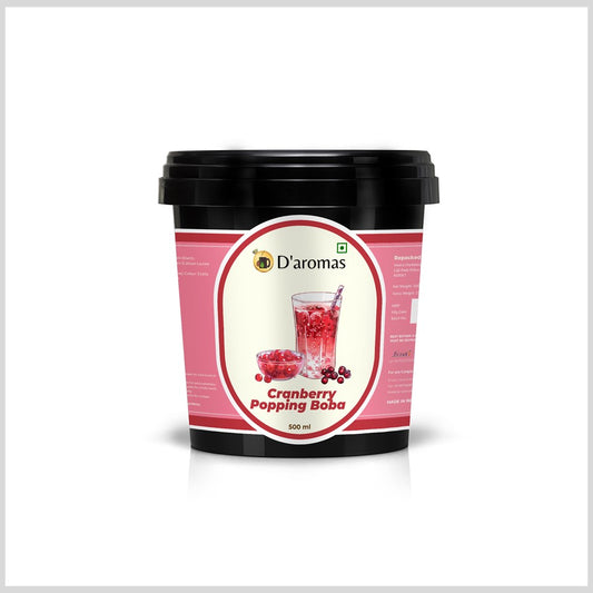 Cranberry Fruit Flavored Popping Boba