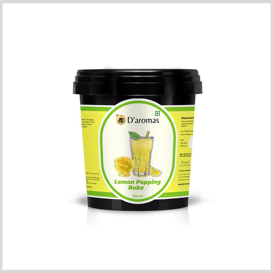 Lemon Fruit Flavored Popping Boba