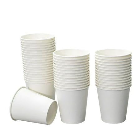 White Disposable Paper Glass 100ml