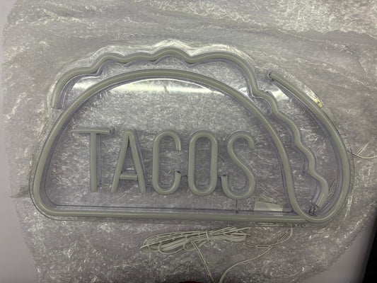D'aromas Tacos Design Neon LED Light