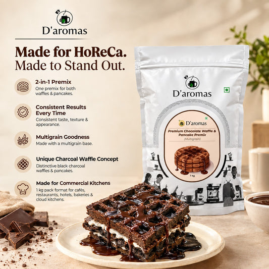 Premium Chocolate Waffle & Pancake Premix (Multigrain)
