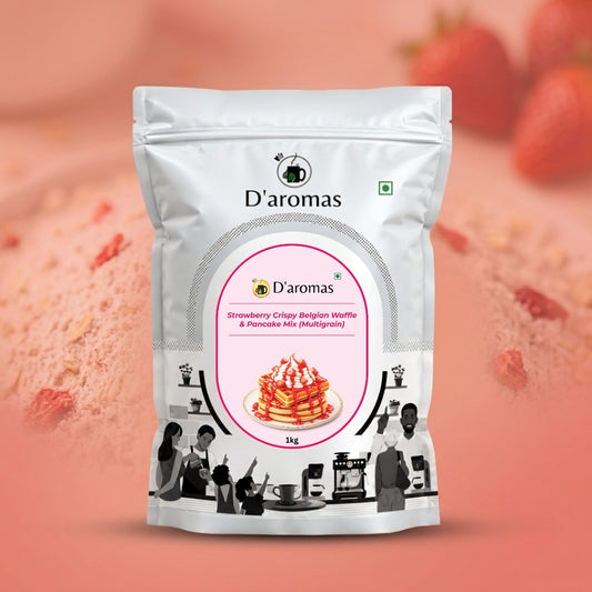 Strawberry Crispy Belgian Waffle & Pancake Mix (Multigrain)