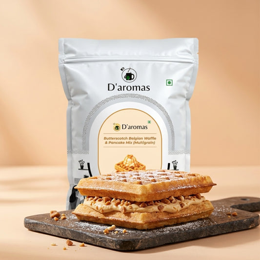 Butterscotch Crispy Belgian Waffle & Pancake Mix (Multigrain)