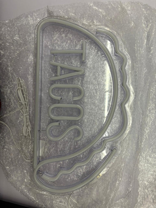 D'aromas Tacos Design Neon LED Light