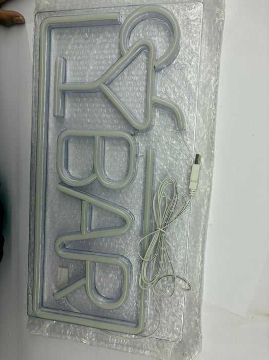 D'aromas Bar Sign Design Neon LED Light