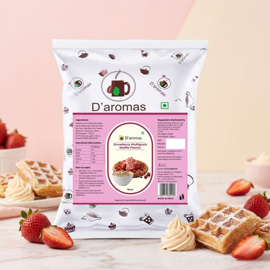 Strawberry Crispy Belgian Waffle & Pancake Mix (Multigrain)