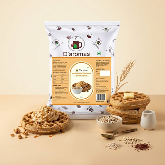 Butterscotch Crispy Belgian Waffle & Pancake Mix (Multigrain)