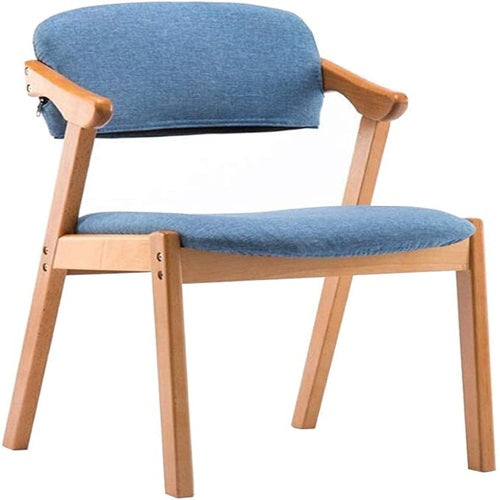 D'aromas Dining Room Chair Teakwood Frame Backrest Chair for Cafes & Restaurants