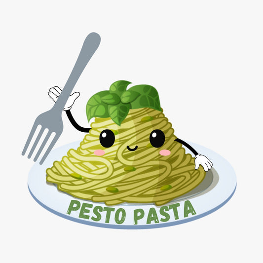 D'aromas Pesto Pasta Sticker & Sun Board for Glass & Wall