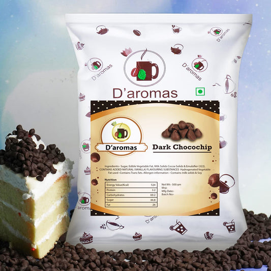 D'aromas Dark Chocolate Chips for Cake Decoration