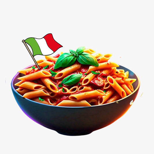 D'aromas Red Sauce Pasta Sticker & Sun Board for Glass & Wall