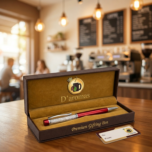 Red Crystal Pen in Case