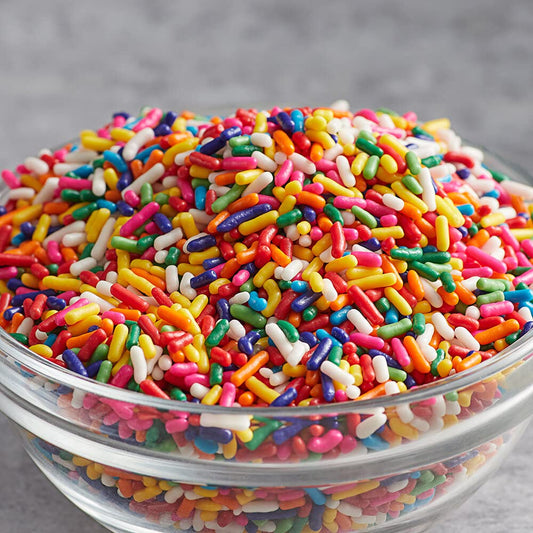 D'aromas Rainbow Sprinkle For Cake Decoration