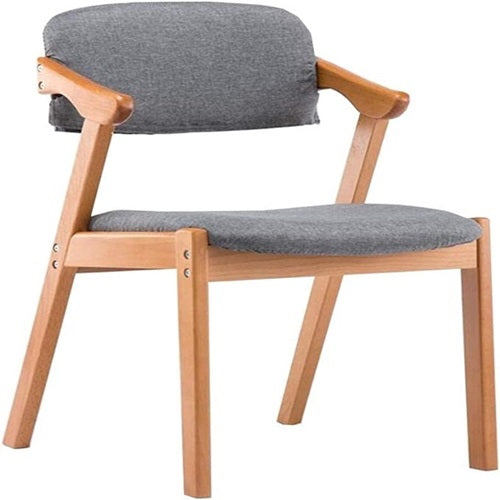 D'aromas Dining Room Chair Teakwood Frame Backrest Chair for Cafes & Restaurants