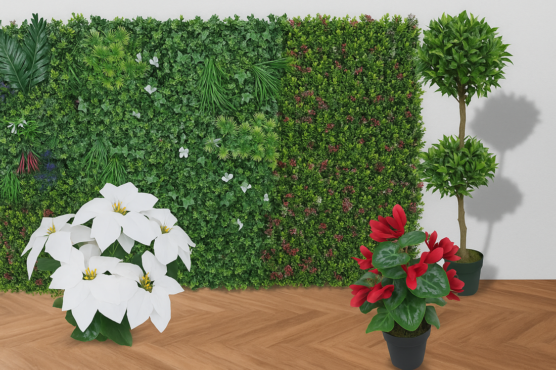 Green Without the Mess: The Modern Charm of Artificial Plants & Grass Walls