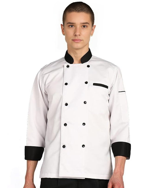 White Classic Trim Chef Coat