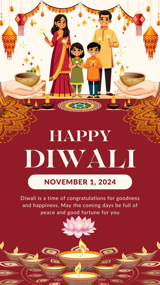 D'aromas Happy Diwali Sticker & Sun Board