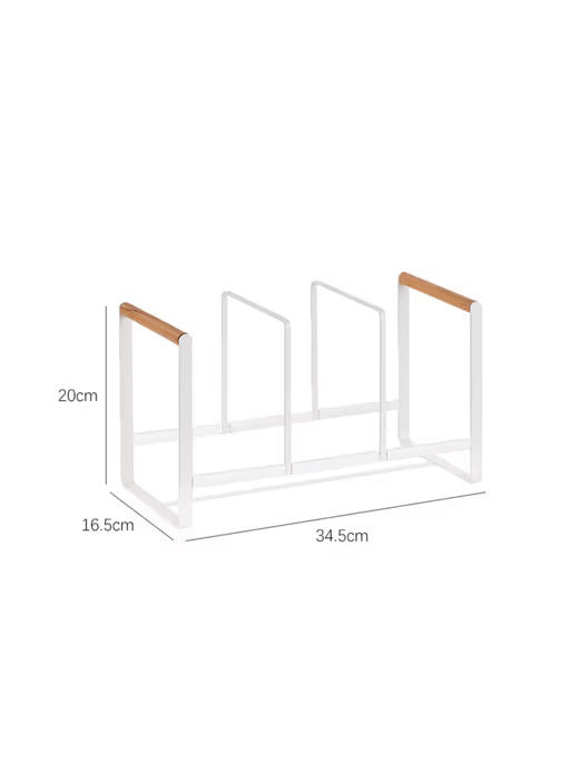 Premium 3-Compartment Plate Rack