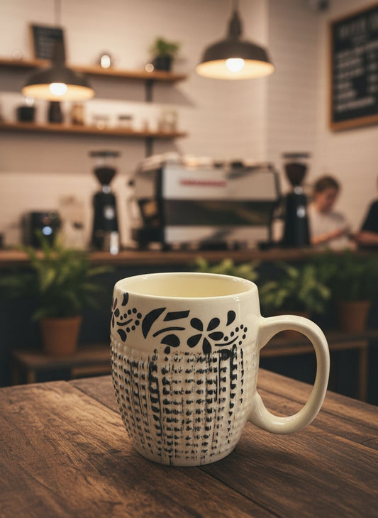 Artisan Floral Pattern Mug