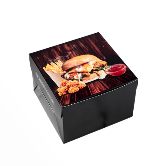 D'aromas Premium Packaging Burger Box Delivery Cardboard Box