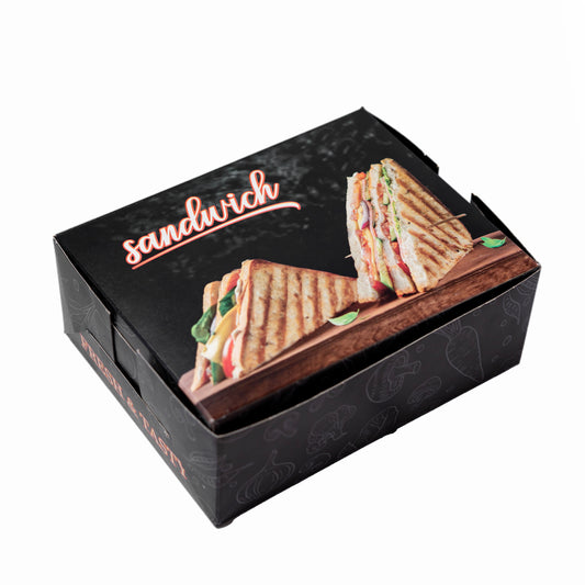 D'aromas Premium Packaging Sandwich Box Delivery Cardboard Box