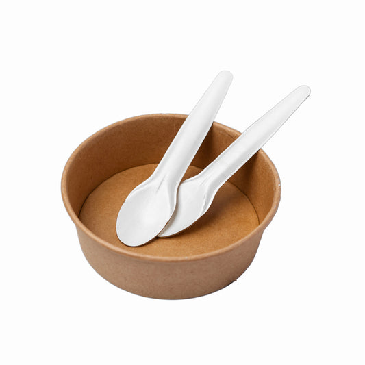 D'aromas Biodegradable Paper Spoon 140mm