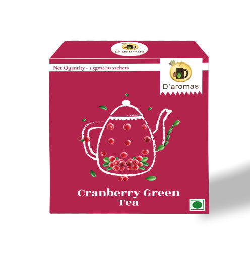 Cranberry Green Tea 10 Tea Bags