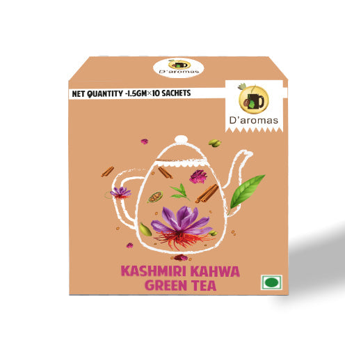 Kashmiri kahwa Green tea 10 Tea Bags