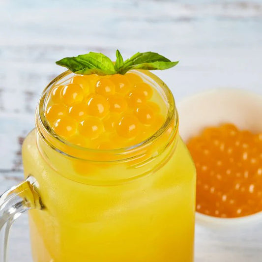 Passion Fruit Popping Boba