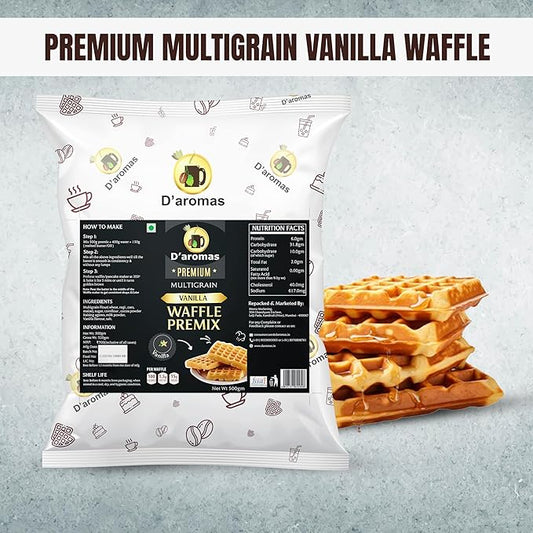 Premium Vanilla Crispy Belgian Waffle & Pancake Mix (Multigrain)