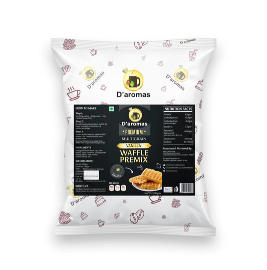 Premium Vanilla Crispy Belgian Waffle & Pancake Mix (Multigrain)