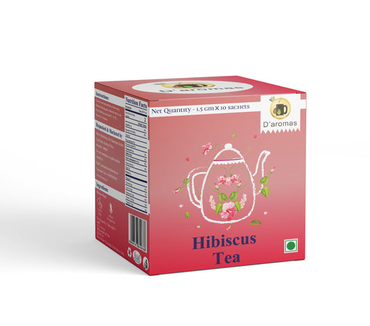 Hibiscus Green Tea 10 Tea Bags