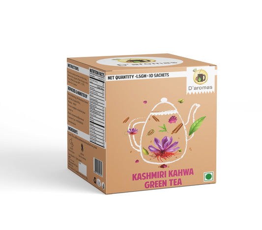 Kashmiri kahwa Green tea 10 Tea Bags