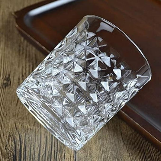 Diamond Cutting Glass Tumbler