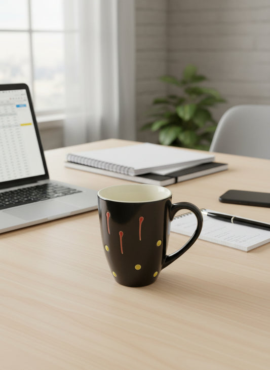 Elegant Black Ceramic Mug