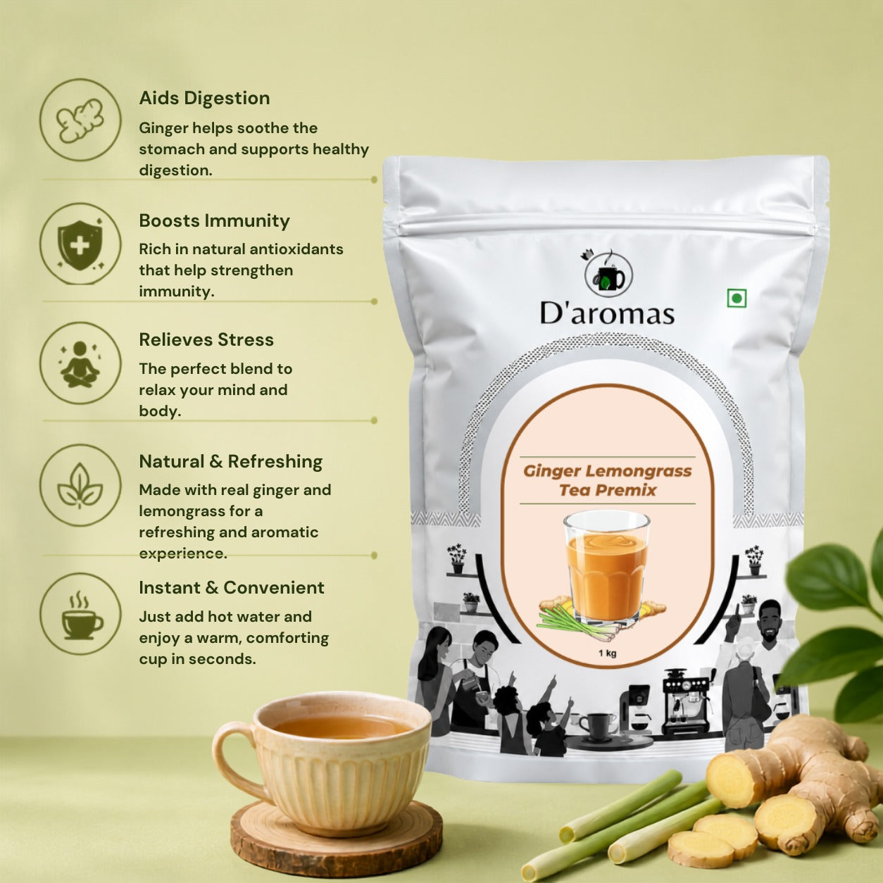 ginger tea premix
