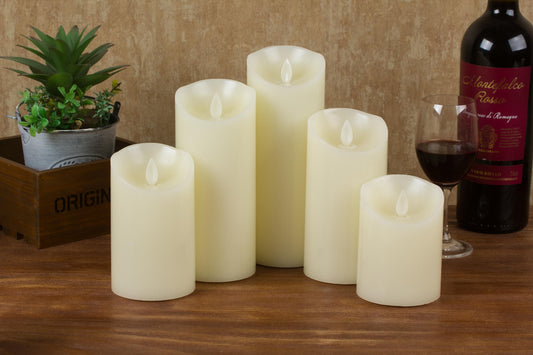 D'aromas 5 unit pack candle light with remote