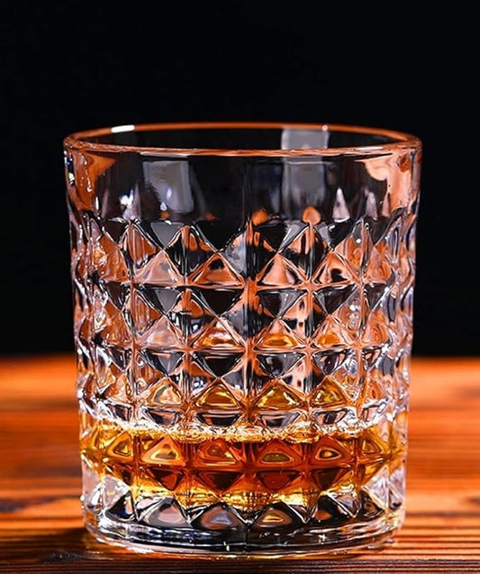 Diamond Cutting Glass Tumbler